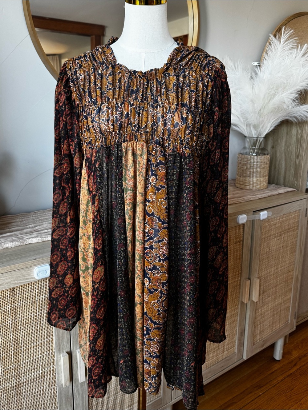 Free People | Merrie Mixed Print Tunic